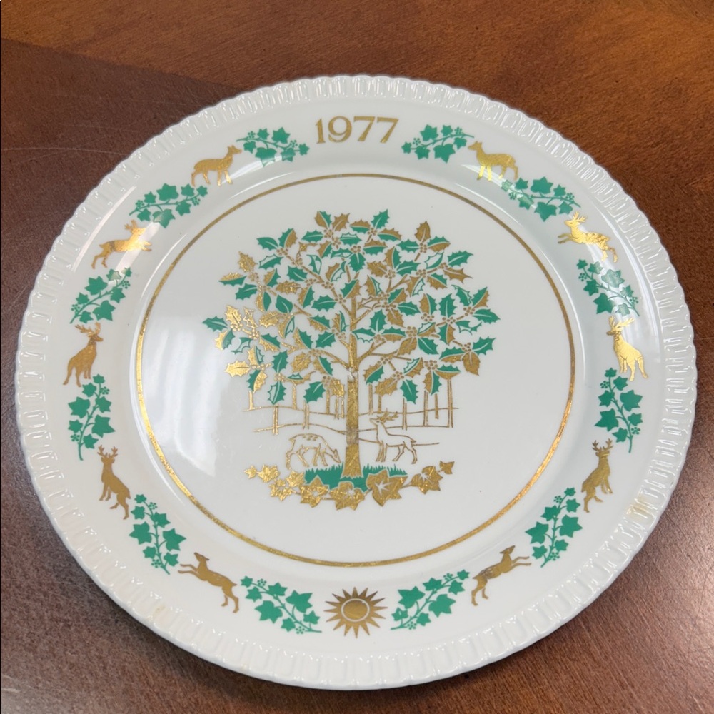 Vintage 1977 The Eighth Spode Christmas Carols Plate 8" Collector Series A4